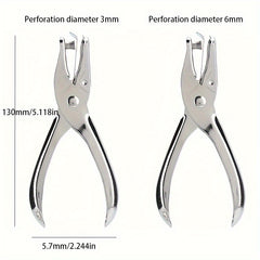 2pcs 3 6mm Metal Punch Machine Single Hole Punching