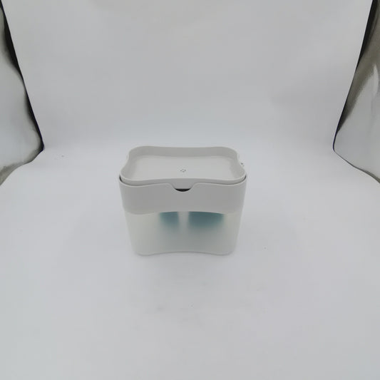 Plastic Soap Liquid Press Box Sponge Holder Organizer