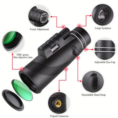 16x Magnification Monocular Telescope for Outdoor Sports