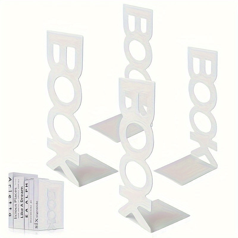 4pcs Book Stands Desktop Organizer For Books Movies CDs Video Games
