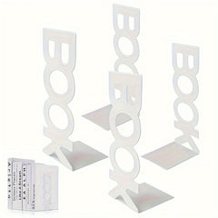 4pcs Book Stands Desktop Organizer For Books Movies CDs Video Games