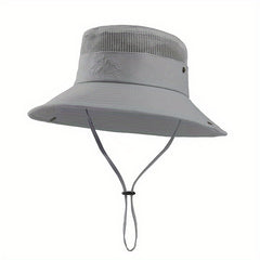 Breathable Mesh Top Bucket Hat for Outdoor Activities