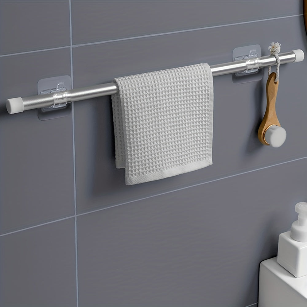 Adjustable Curtain Rod Holder Telescopic Rod Sticky Hanger
