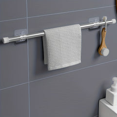 Adjustable Curtain Rod Holder Telescopic Rod Sticky Hanger