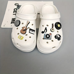 Music Series Shoe Charms For Clogs Garden Shoes DIY Accessories
