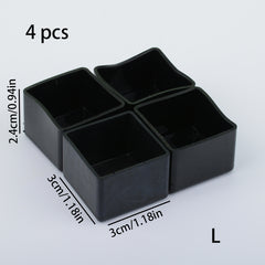 4pcs Chair Table Leg Covers Noise Dampening Surface Protection for Home Decor