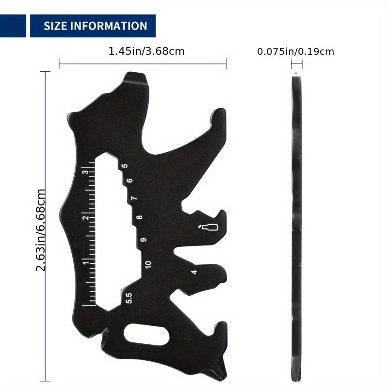 15-in-1 Bear Shaped Metal Pocket Tool Multitool Set for Men