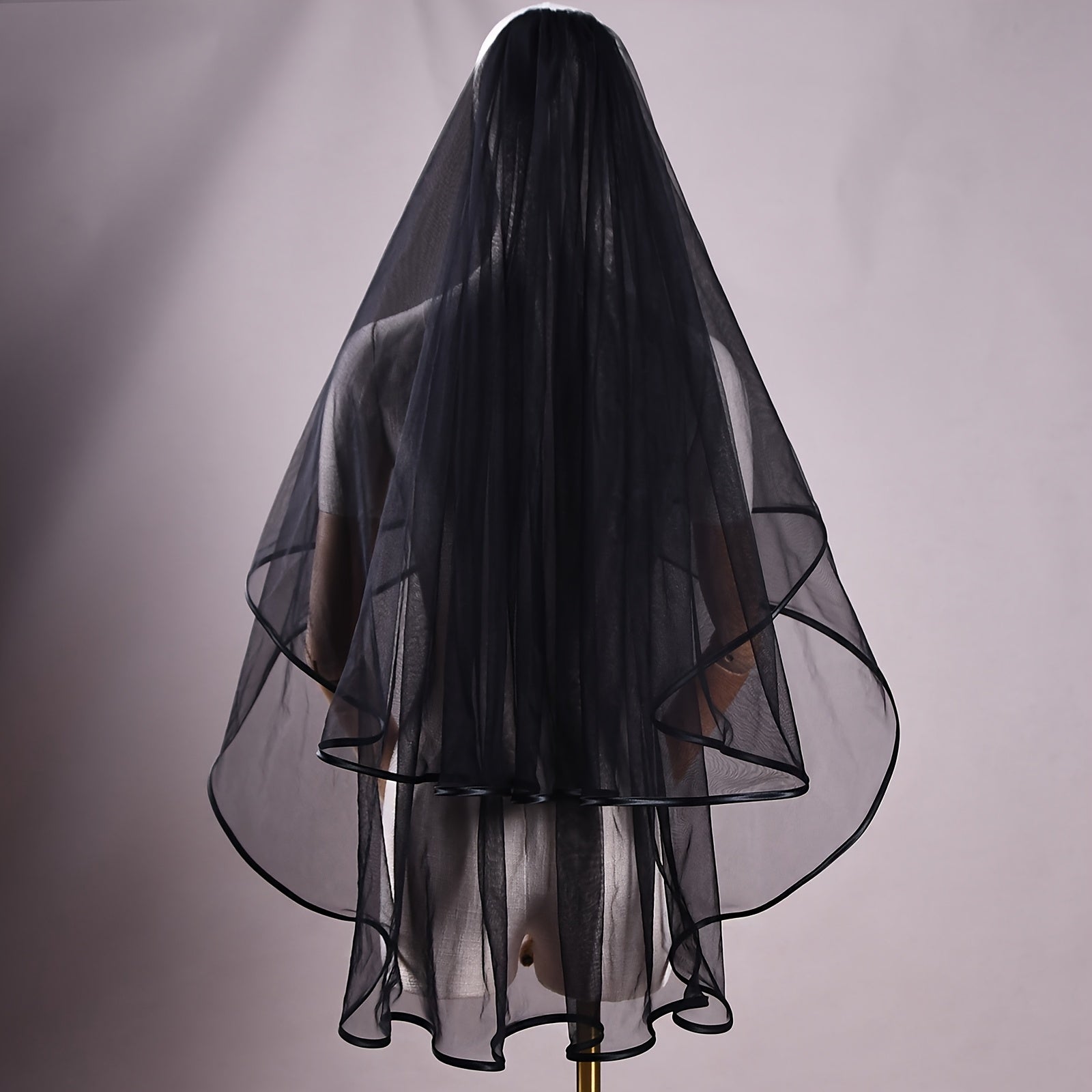Floral Hairpin Lace Bridesmaid Veil for Weddings