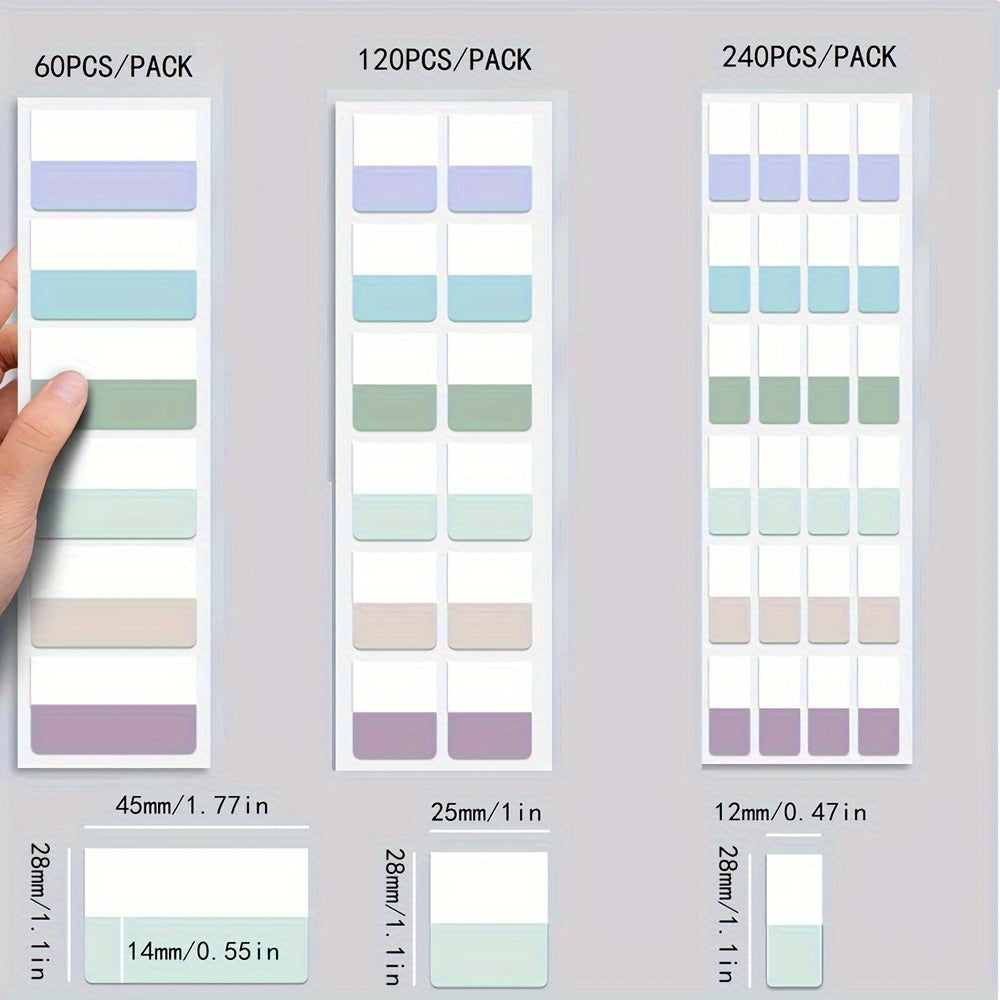 Multicolor Self-Adhesive Index Label Marker Page Book Notebook