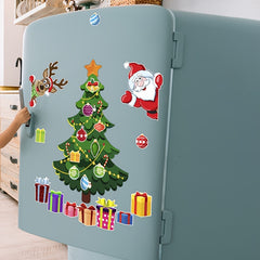 Christmas Tree Decor Stickers Holiday Garage Door Magnetic Waterproof Stickers