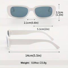 3 Pairs Men's UV Resistant Small Frame Sunglasses for Outdoor Travel