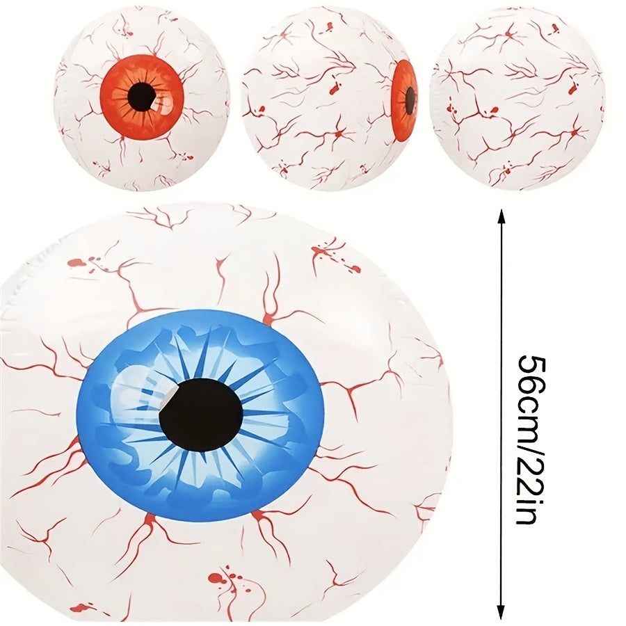2pcs 55-inch 4D Eye Balloon Halloween Decoration Supplies