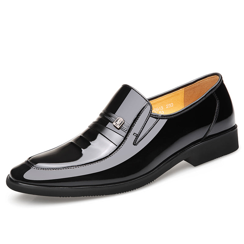 LAORENTOU Men's Leather Pointed Toe Dress Shoes Oxford Shoes