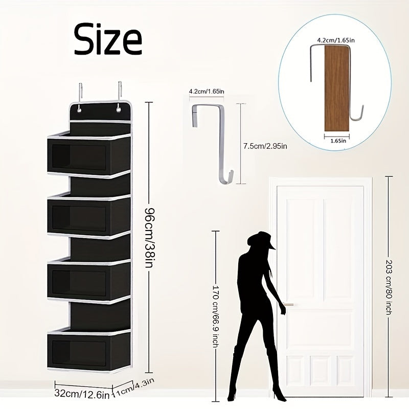 Nursery Closet Door Organizer Baby Storage PVC Pocket