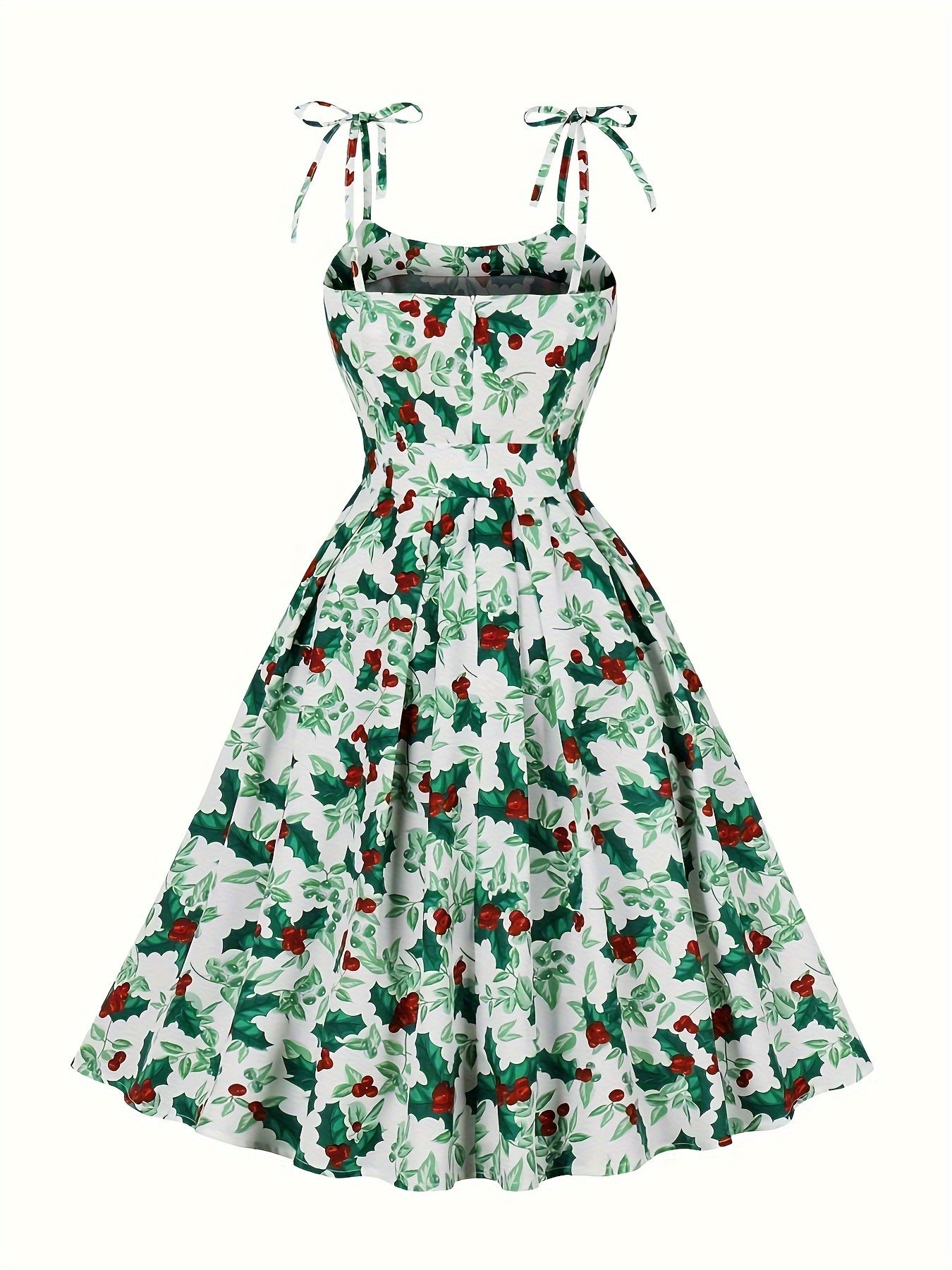  Christmas Dress Women's Plus Tie Shoulder Knot Front A l