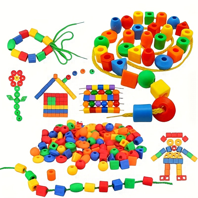 145pcs Educational Stringing Beads Toy for Kids 3+