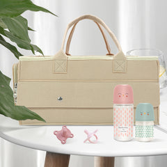 Foldable Diaper & Bottle Storage Tote - Perfect Mommy Handbag