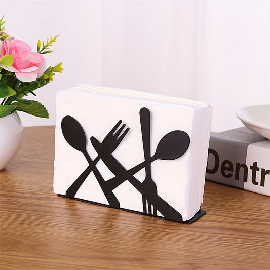 Iron Napkin Holder for Table Restaurant Coffee Shop Hotel Office Toilet Party