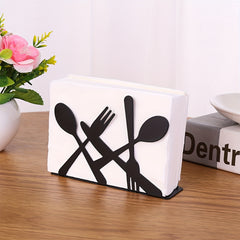 Iron Napkin Holder for Table Restaurant Coffee Shop Hotel Office Toilet Party