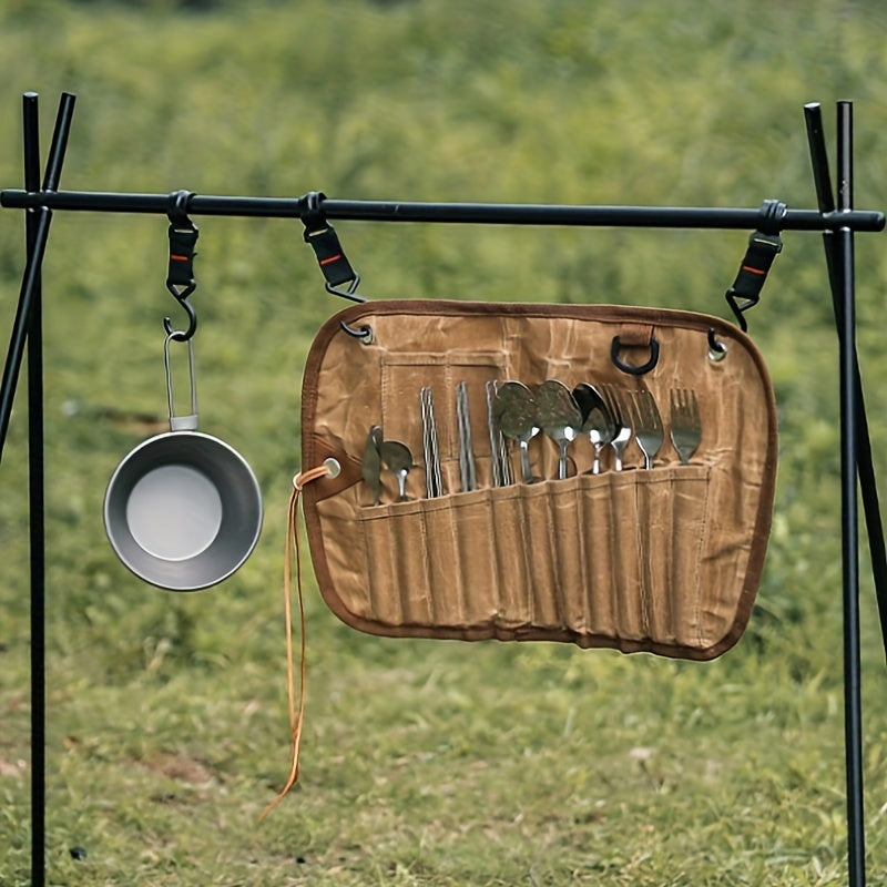 Outdoor Tableware Storage Bag for Camping Picnic Hiking
