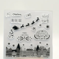 1pc Christmas Deer DIY Painting Tool Silicone Stamp