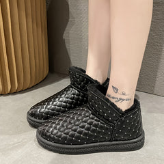 Cozy Short Boot Slip On Winter Snow Shoes Women's Footwear