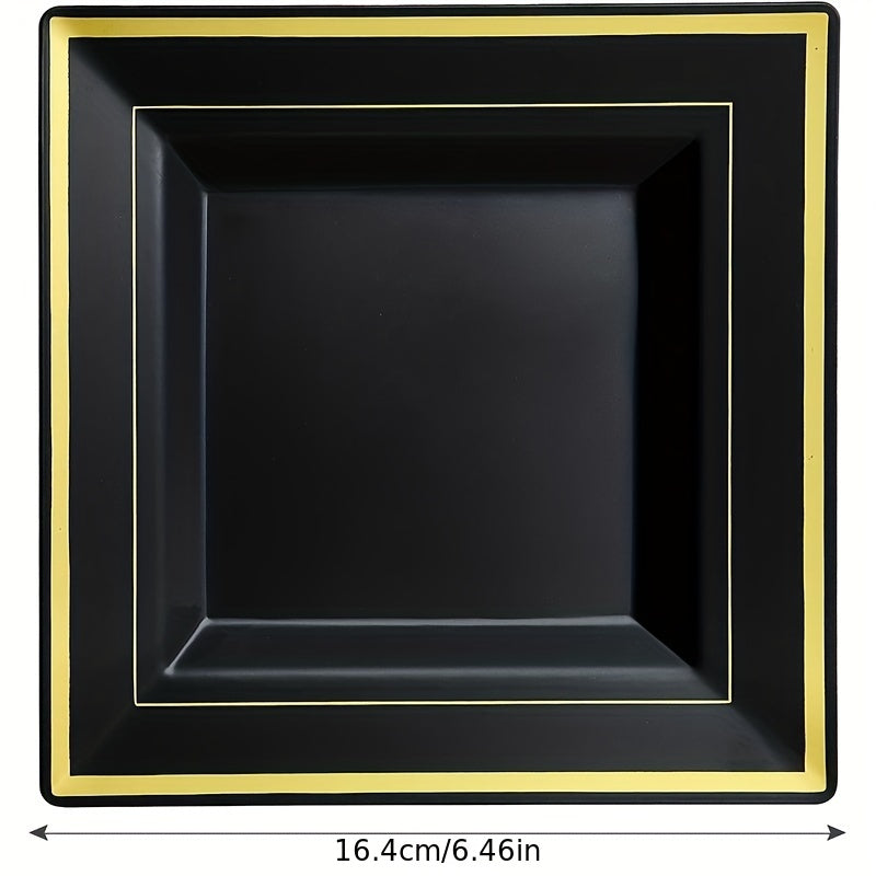 10pcs Disposable Dinner Plate 16 Dessert Plate 