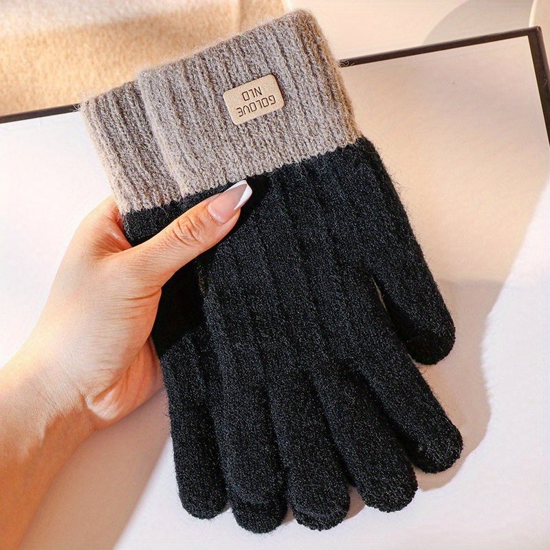 Winter Touch Screen Knitted Gloves for Women and Men