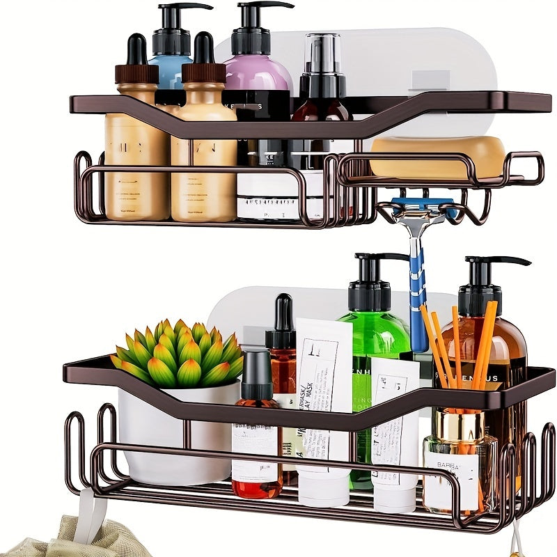 11 Hook Shower Rack - No Drilling Required