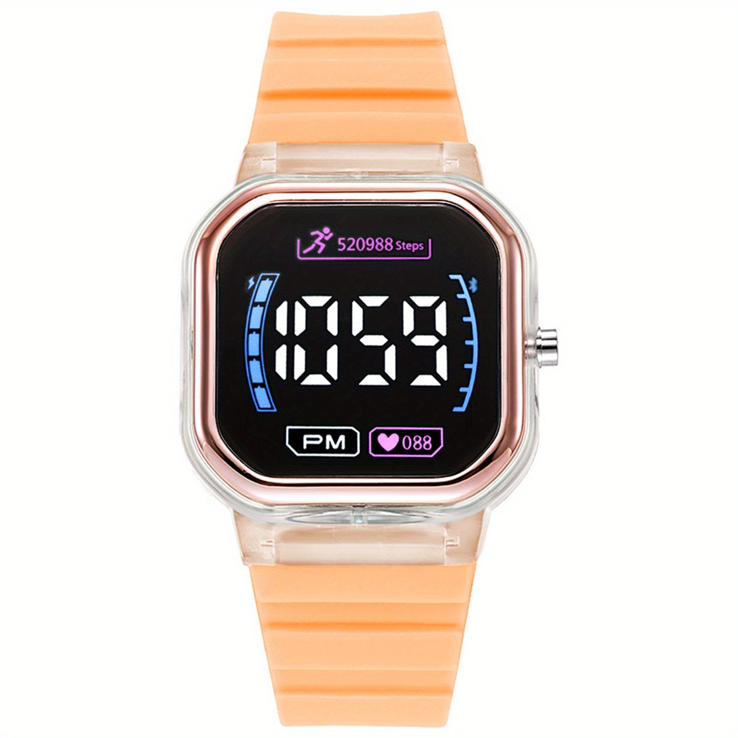 LED Display Children's Colorful Electronic Watch