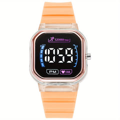 LED Display Children's Colorful Electronic Watch