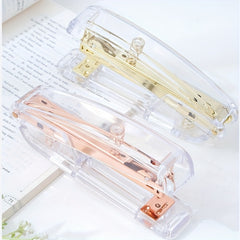 Transparent Desktop Manual Stapler for School Office Home