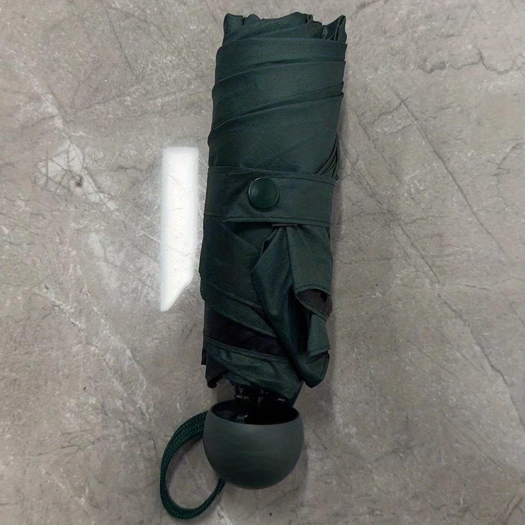 Portable 5-Fold Sun Protection Umbrella Lightweight Compact Umbrella