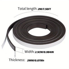 Self-Adhesive Magnetic Strip Tape Roll - Craft & DIY Projects