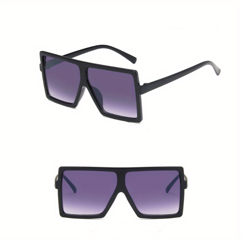 Punk Square Frame Sunglasses Sun Protection for Summer Holiday