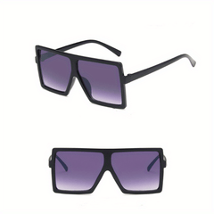 Punk Square Frame Sunglasses Sun Protection for Summer Holiday