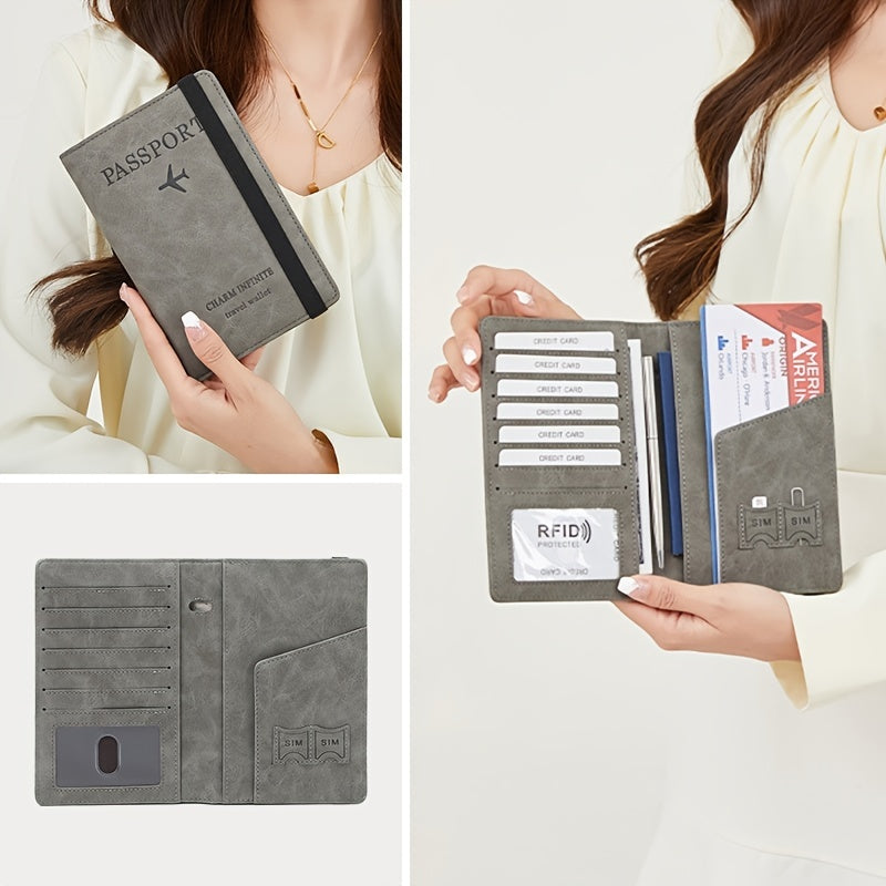 Anti Theft RFID Card Passport Bag for Travel