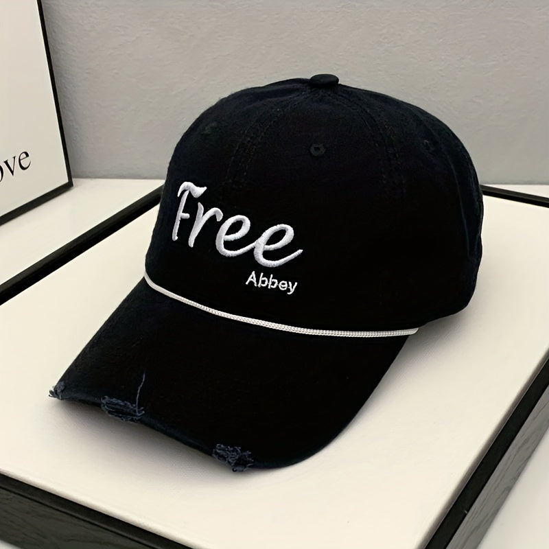 Letter Embroidery Baseball Cap Men's Summer Baseball Cap