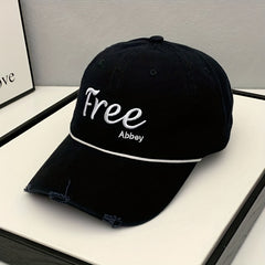 Letter Embroidery Baseball Cap Men's Summer Baseball Cap