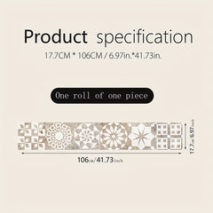 Roll Style Printed Sticker for Stairs 106x18 cm