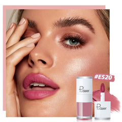 Pudaier 16 Colors Lip Tint Long Lasting Matte Glossy Lip Gloss