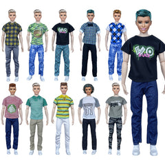 8 Pack Doll Clothing Set for 30 02cm Action Figures - Assorted Styles