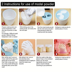 3D Hand Mold DIY Making Cloning Powder For Mother's Gift