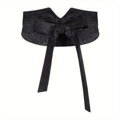 Rose Jacquard Wide Belt Chinese Style Hanfu Waistband