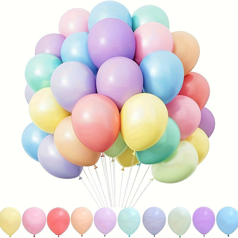 33pcs Rainbow Latex Balloons for Party Decoration