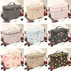 Large Travel Makeup Bag Waterproof Cosmetic Case for Women and Girls