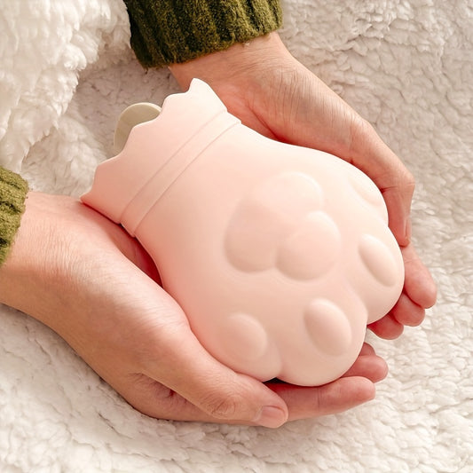 Mini Cat Claw Shape Hot Water Bag Hand Warmer for Winter Camping