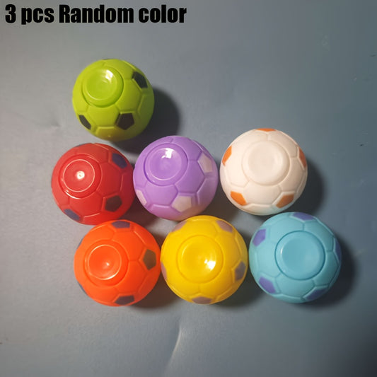 Colorful Mini Football Spinning Ball - Pack of 30