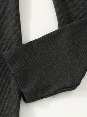 Kids Girls Lettered Taping Waistband Elastic Legging Ankle Pants