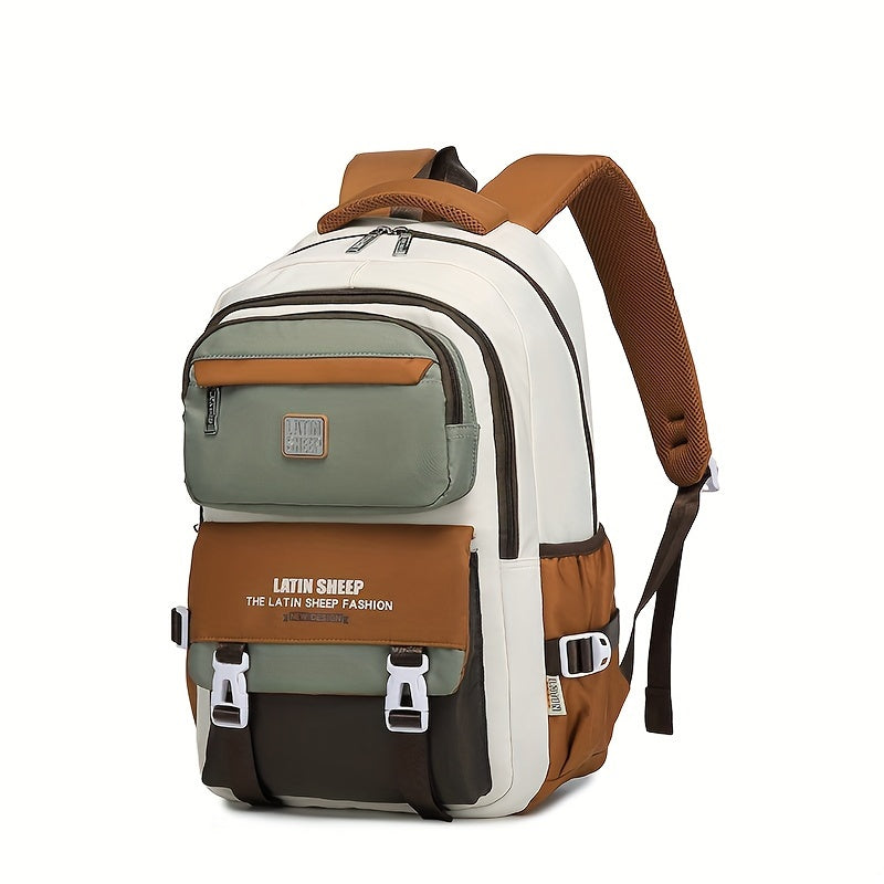 1pc Students School Backpack with Functional Pocket